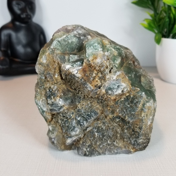 Large Green & Purple Fluorite Specimen | Clarity, Protection & Spiritual Harmony - Picture 5 of 6